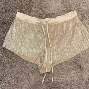 Victoria’s Secret Metallic Sleep Shorts